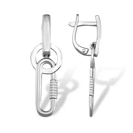 Серьги из серебра