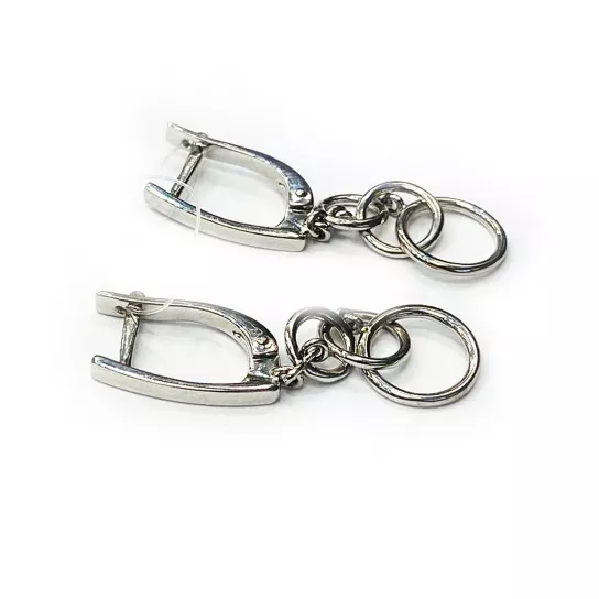 Серьги из серебра