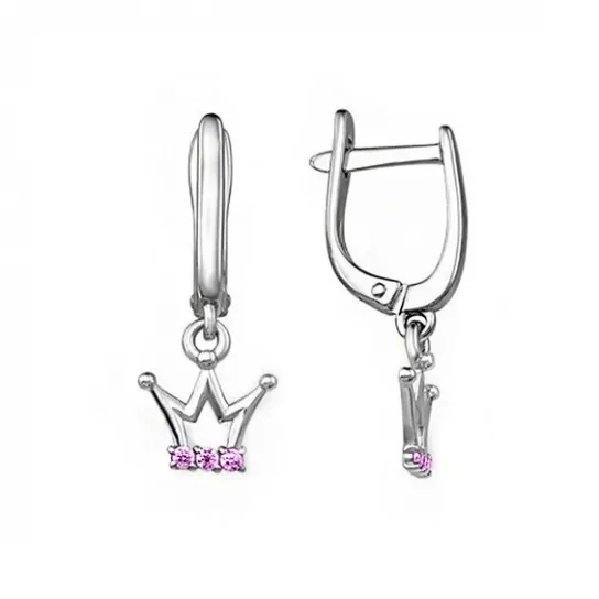 Серьги детские из серебра