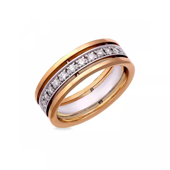 Кольцо обручальное из золота