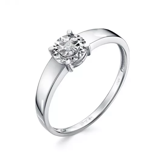 Кольцо с бриллиантами из золота