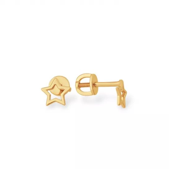 Пусеты из золота