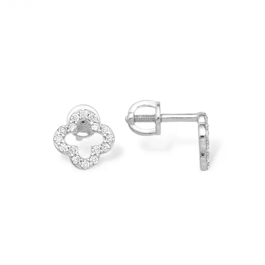 Пусеты из серебра