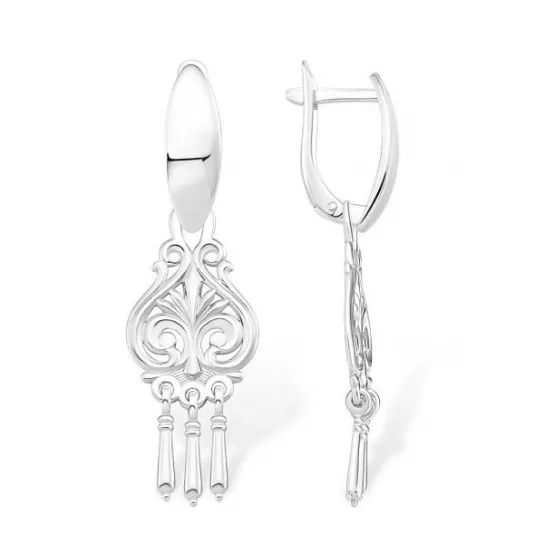 Серьги из серебра