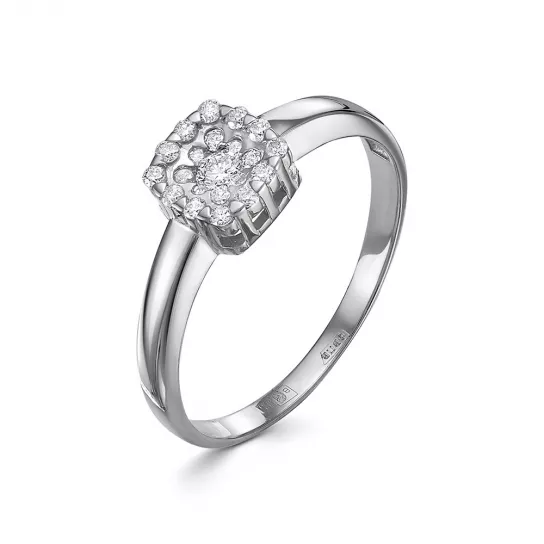 Кольцо с бриллиантами из золота