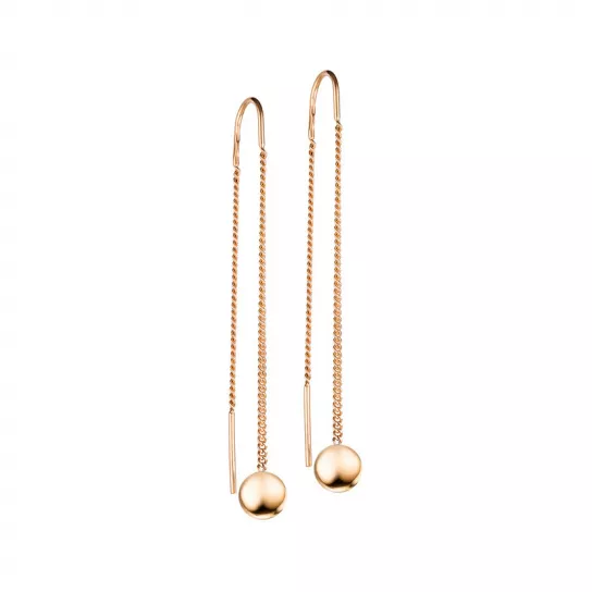 Серьги-продевки из золота